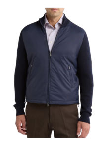 Wool & Nylon Zip Jacket