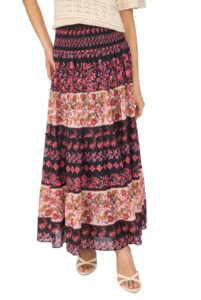 Tiered Maxi Skirt