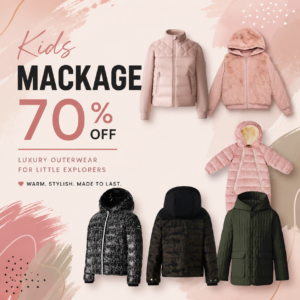 Kids Outerwear Sale 70% off