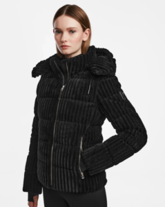 Mirry Ff Women's Velvet Corduroy Down Puffer
