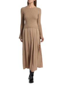 Meryl Pleated Maxi Dress