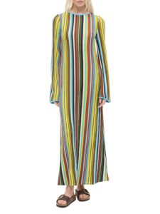 Lorena Textured Stripe Maxi Dress
