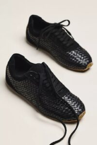 Maeve Woven Leather Sneakersp