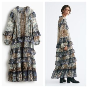 Flounced Tunic Dress