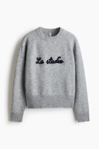 Appliquéd Sweater