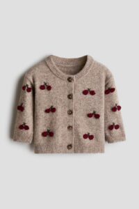 Appliquéd Cardigan