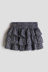 Tiered Cotton Skirt