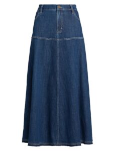 Ysabelle Denim Maxi Skirt