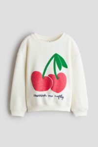 Motif-detail Brushed-inside Sweatshirt