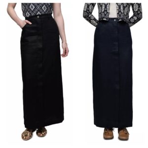 Linen Sheath Skirt