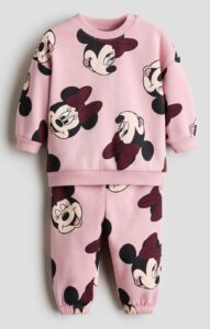 2-piece Printed Sweatshirt and Joggers Set