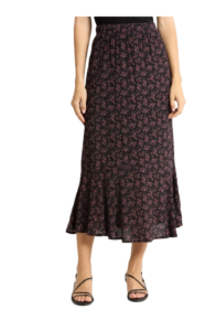 Floral Midi Skirt