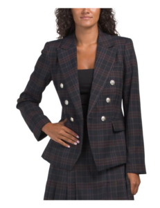 Plaid Blazer