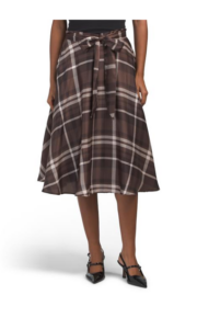 Scarf Twill Skirt 30in Long