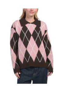 Argyle Collared Sweater