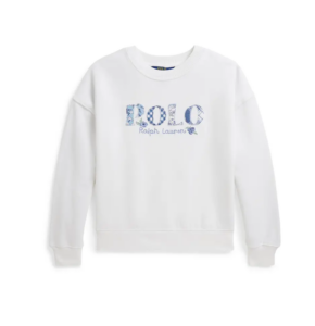 Kids' Logo Appliqué Cotton Graphic Sweatshirt