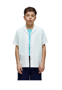 Kids' Jayme Rib Knit Camp Shirt
