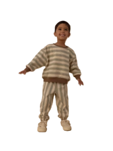 Toddler Boys' 2pc Juniper Shore Striped Sweatshirt and Pants Set