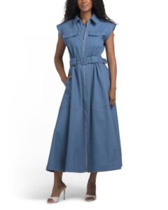 Trisha Utility Midi Dress