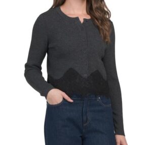 Lace Trim Cardigan