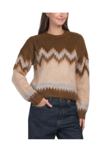 Berget Long Sleeve Pull over Sweater