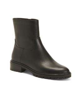 Leather City Zip Boots Size 4.5-5.5