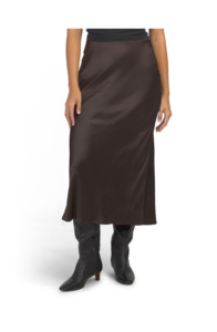 Flared Pull on Slip Skirt