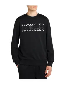 Image of sale on Men’s Split Logo Cotton Sweatshirt