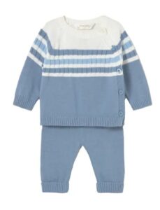 Knitted Striped Outfit