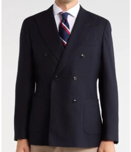 Oasis Double Breasted Wool Blend Sport Coat