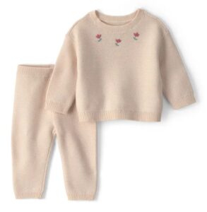 Kids' Organic Cotton Sweater & Pants Set 3-24m