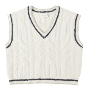 Kids' Cable Knit Sweater Vest