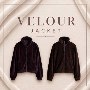 Velour Track Jacket