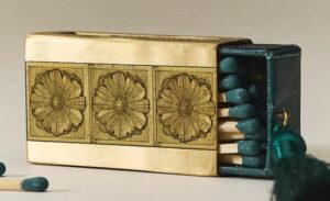 Skeem Brass Match Holder