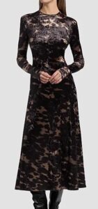 Jynx Velvet Cut out Maxi Dress