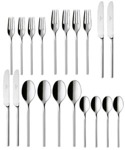 New Wave Stainless Steel 20 Pc. Flatware Set, Service for 4