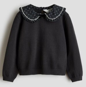 Sweater with Peter Pan Collar