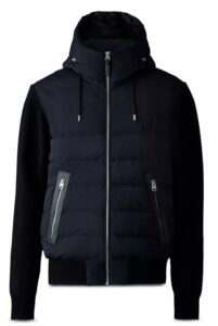 .andrew-z Mixed Media Light Down Jacket
