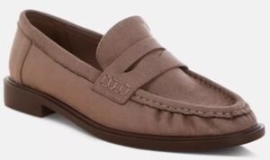 Women's Fhalko Penny Strap Low Block Heel Loafers