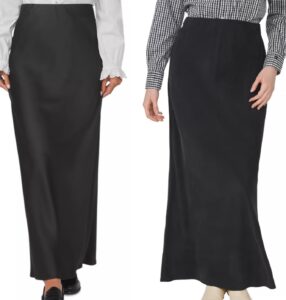 Brushed Straight Maxi Skirt