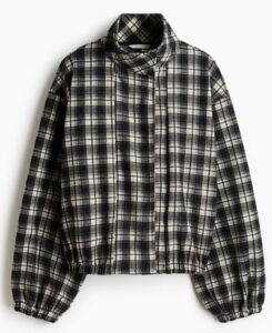 Oversized Funnel-collar Jacket