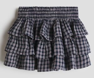 Tiered Cotton Skirt