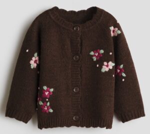 Embroidery-detail Cardigan