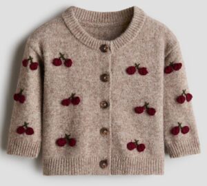 Appliquéd Cardigan