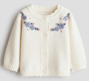 Embroidery-detail Cardigan