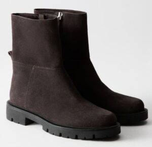 Split Suede Ankle Boots