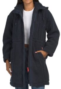 Sherpa Longline Mixed Media Active Coat