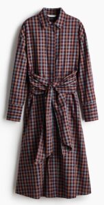 Tie-detail Shirt Dress