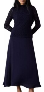 Mixed Media Drop Waist Dress $50 Gift Card