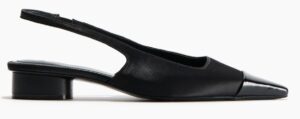 Block-heeled Slingbacks